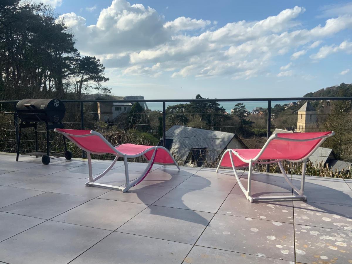 Villa Panorama, Vue Mer Et Falaises D Exception Étretat Exterior foto