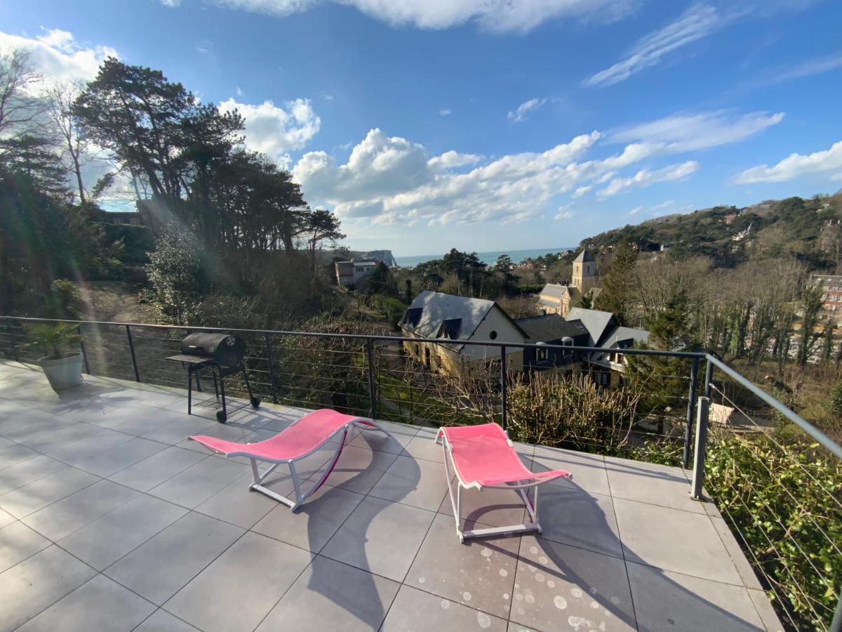 Villa Panorama, Vue Mer Et Falaises D Exception Étretat Exterior foto