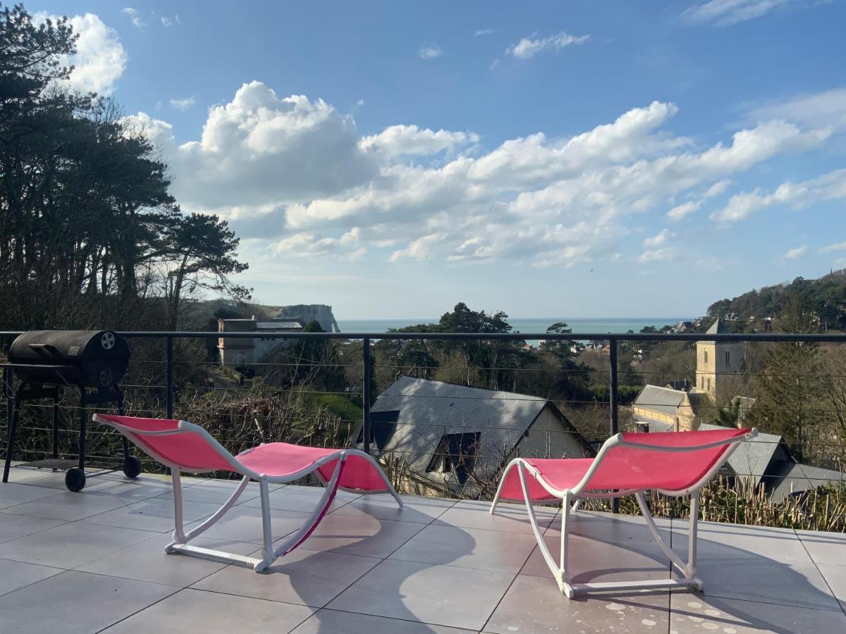 Villa Panorama, Vue Mer Et Falaises D Exception Étretat Exterior foto