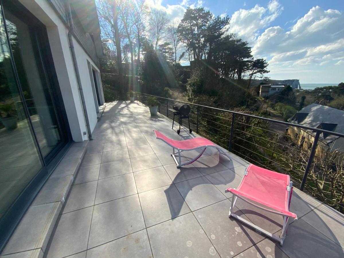 Villa Panorama, Vue Mer Et Falaises D Exception Étretat Exterior foto